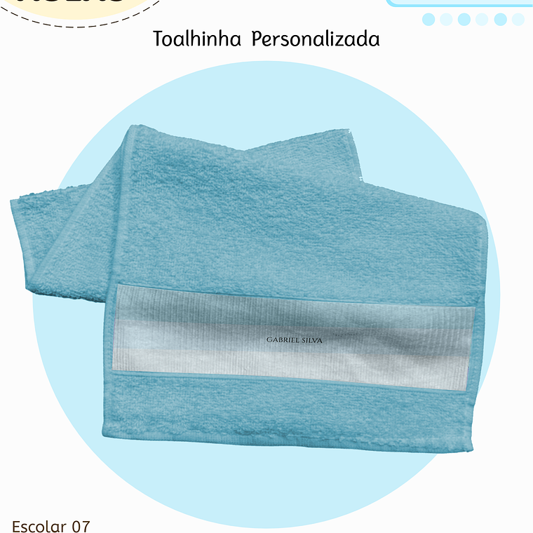 Arquivo Encadernação Kit Escolar - Azul Neutro 12