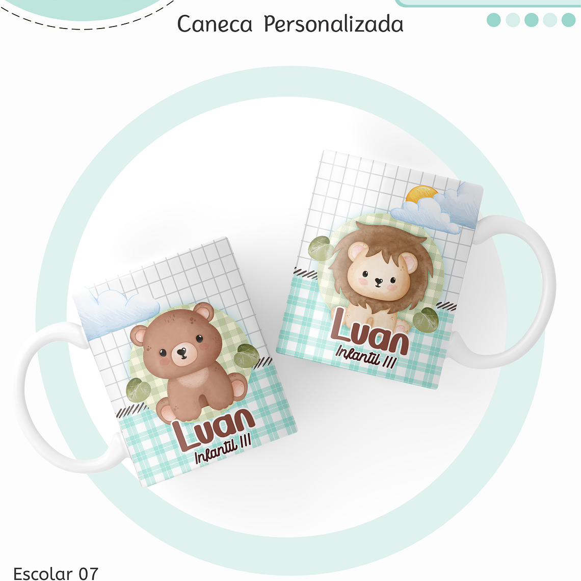 Arquivo Encadernação Kit Escolar - Bichinhos 7