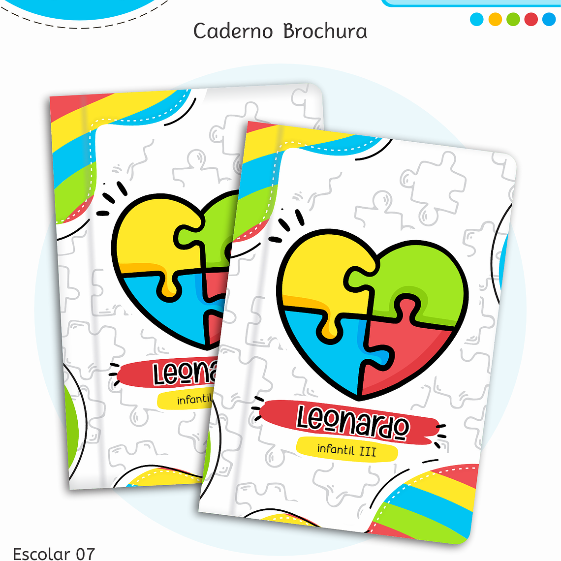 Arquivo Encadernação Kit Escolar - Autismo 4