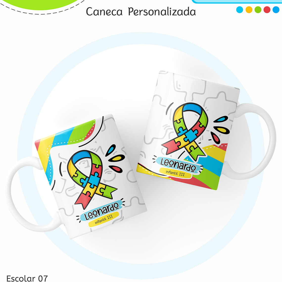 Arquivo Encadernação Kit Escolar - Autismo 9