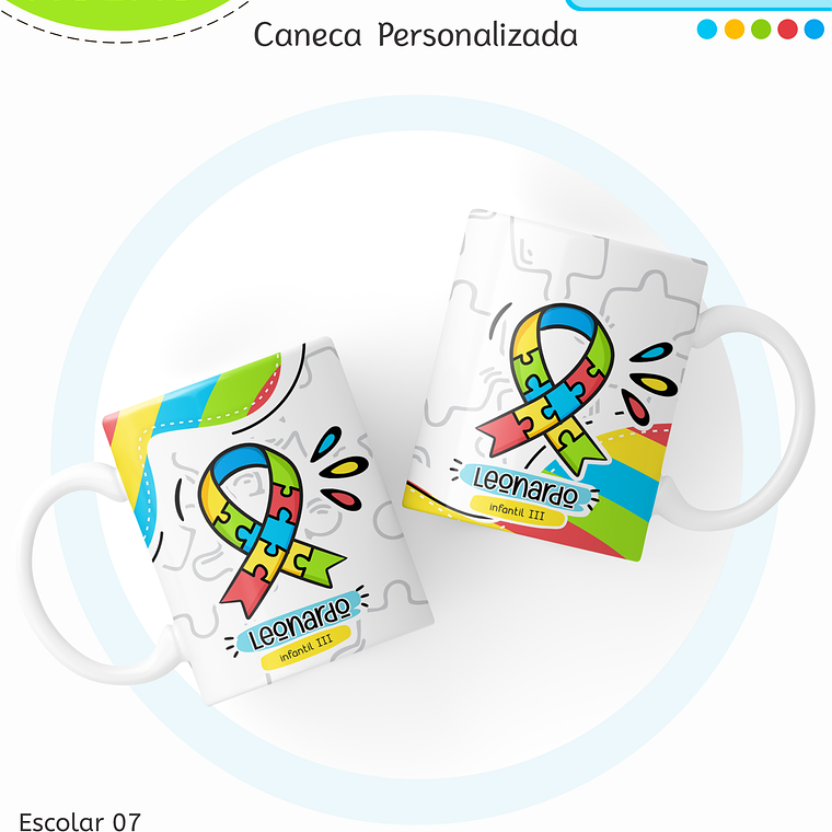 Arquivo Encadernação Kit Escolar - Autismo 9