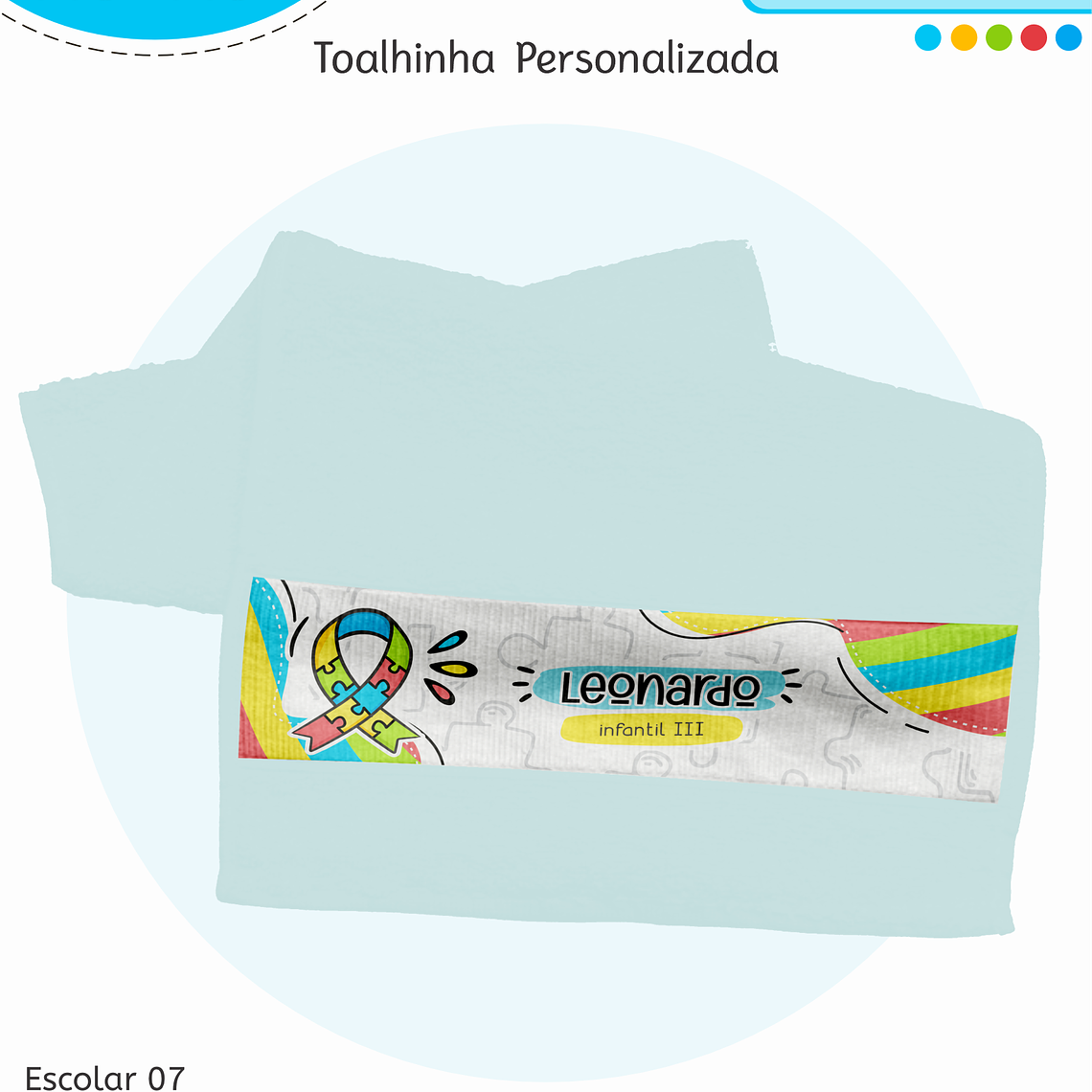 Arquivo Encadernação Kit Escolar - Autismo 10