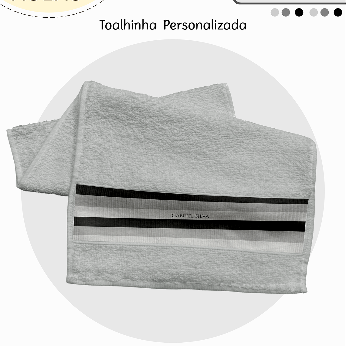 Arquivo Encadernação Kit Escolar - Cinza e Preto 13