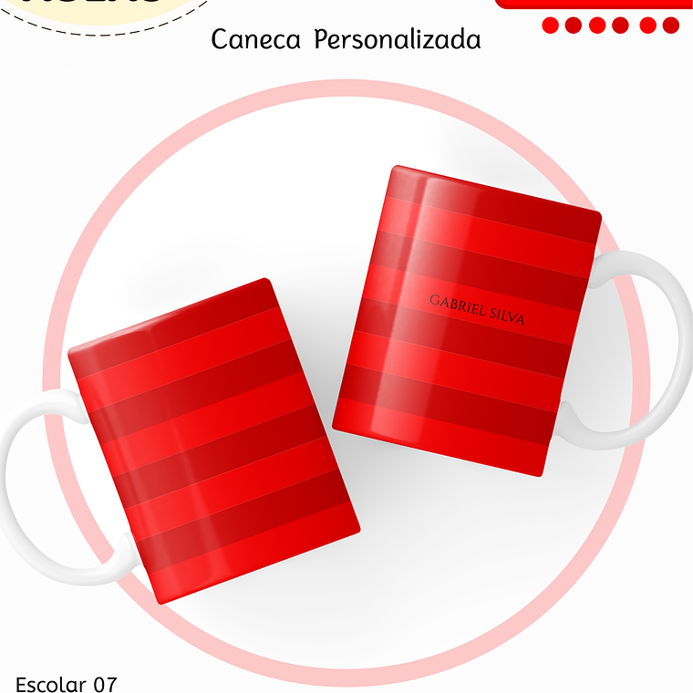 Arquivo Encadernação Kit Escolar - Vermelho Neutro 9