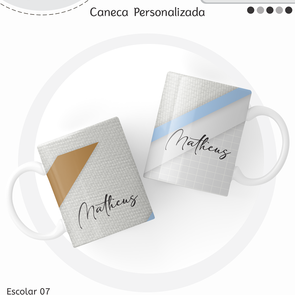 Arquivo Encadernação Kit Escolar - Pastel Menino 9