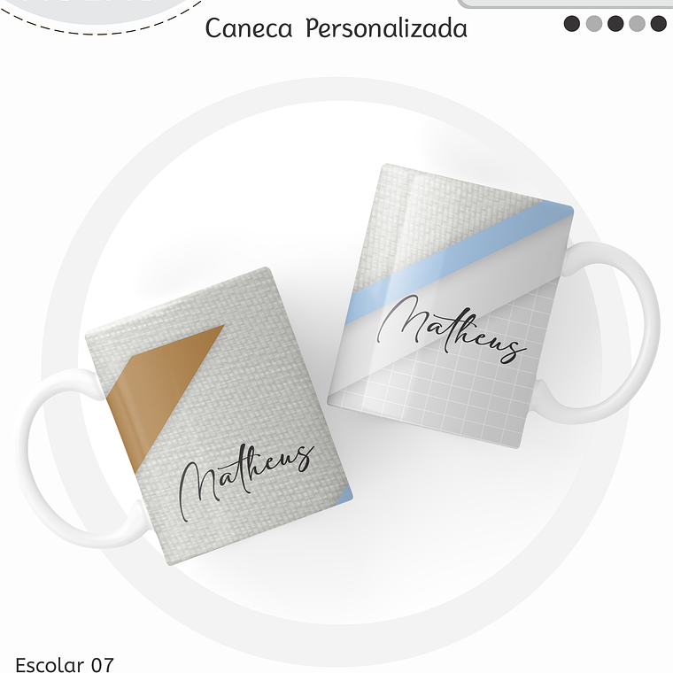 Arquivo Encadernação Kit Escolar - Pastel Menino 9