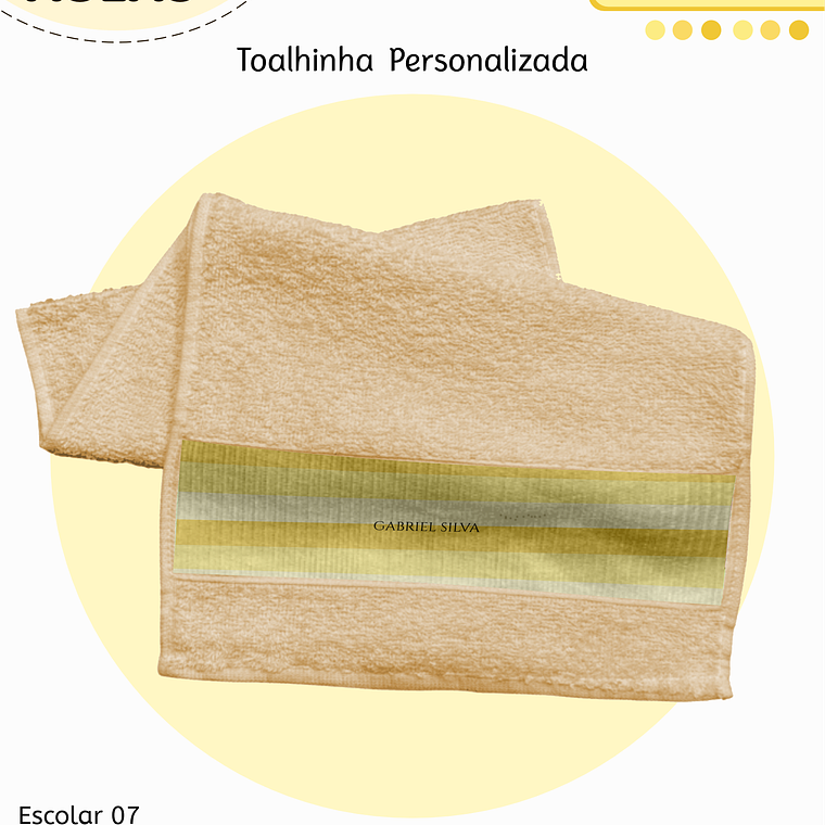 Arquivo Encadernação Kit Escolar - Amarelo Neutro 13