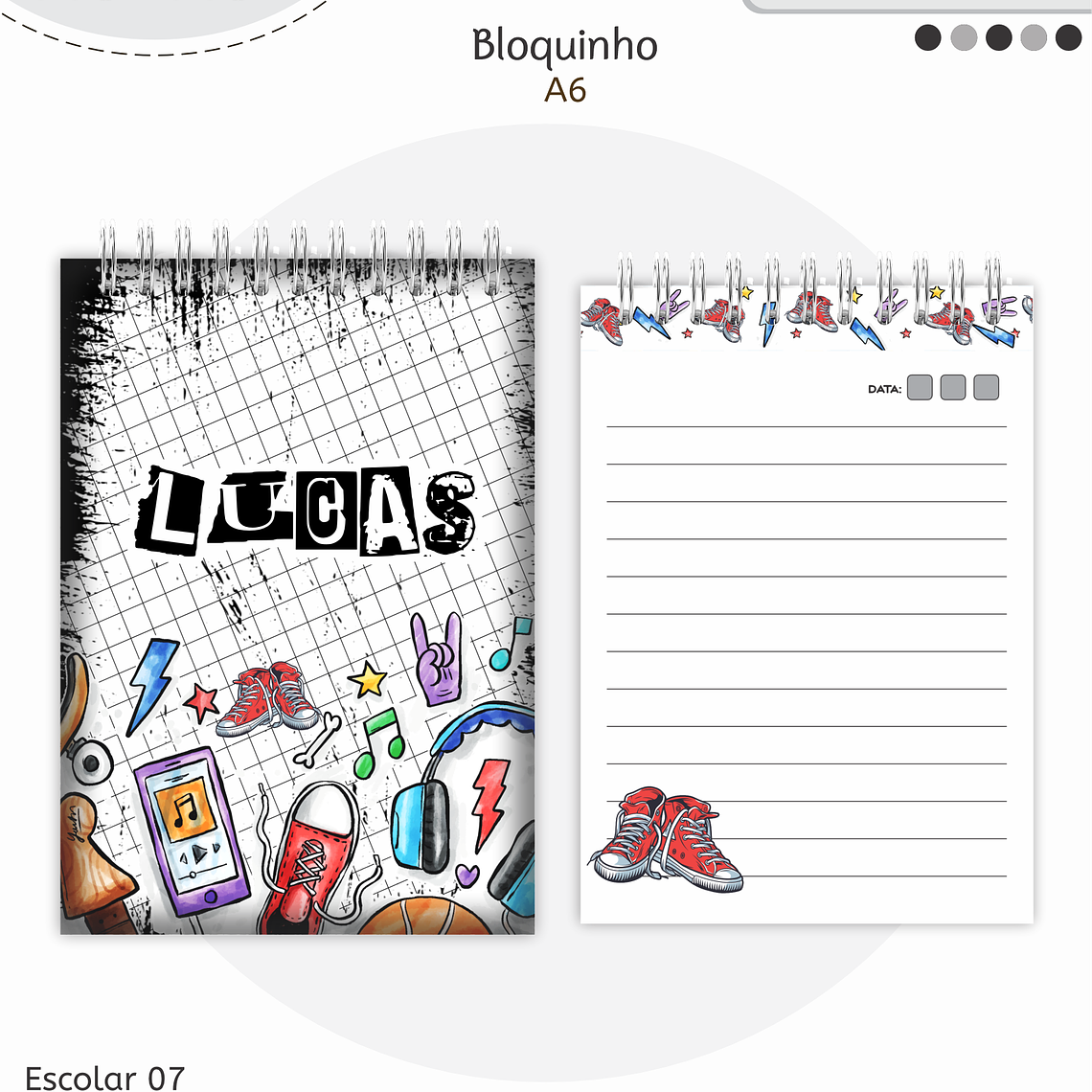 Arquivo Encadernação Kit Escolar - Teen Menino 5