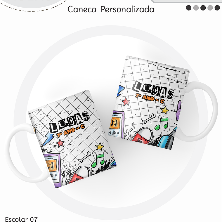 Arquivo Encadernação Kit Escolar - Teen Menino 7