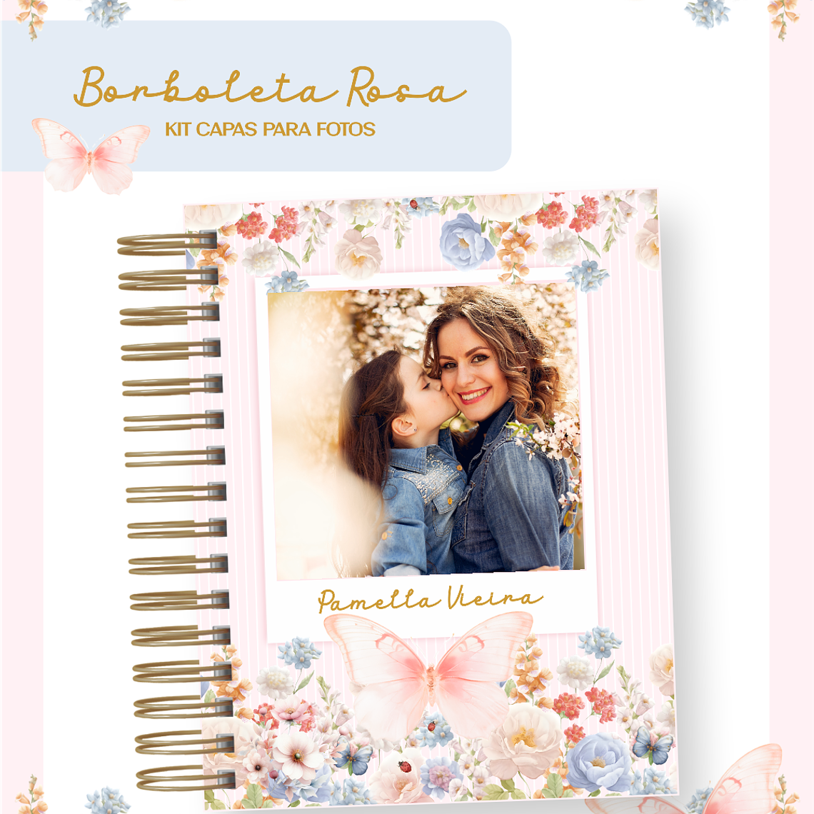 Arquivo Kit Capas de Agenda c/ fotos 2