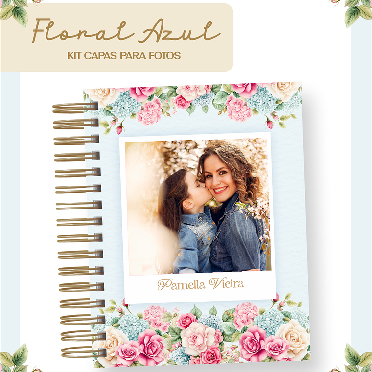 Arquivo Kit Capas de Agenda c/ fotos 3