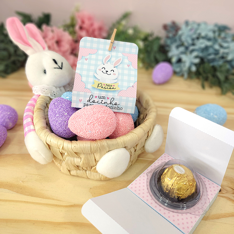 Arquivo de Corte Porta Ferreiro ou Brigadeiro - Páscoa 1