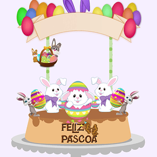 Arquivo Topo de Bolo Páscoa  Ovinhos