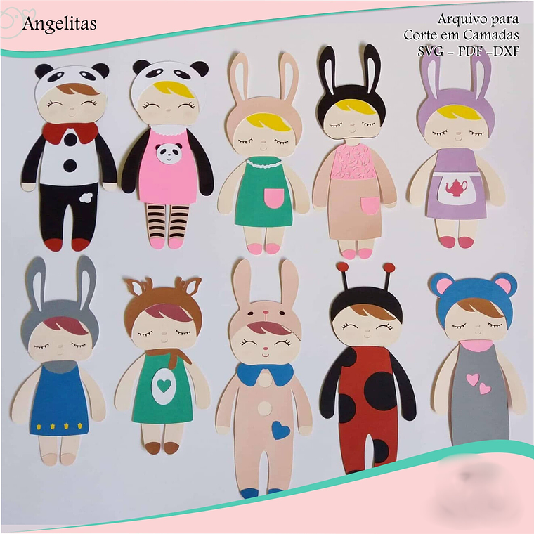 Arquivo de Corte em Camadas Angelitas  1