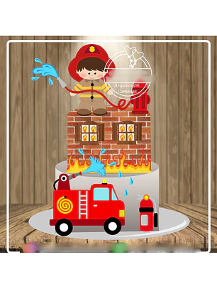 Arquivo Topo de Bolo Bombeiros