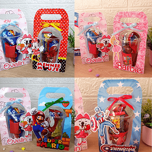 Arquivo de Corte Copo Bolha Personagens