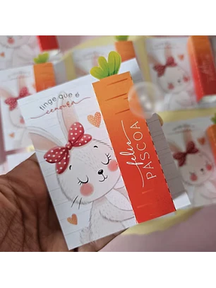 Arquivo Card Cenoura Bis / Protetor Labial Páscoa