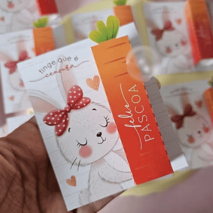 Arquivo Card Cenoura Bis / Protetor Labial Páscoa