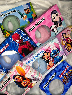 150 Artes – Caixa Mini Confeiteiro para Páscoa - CANVA