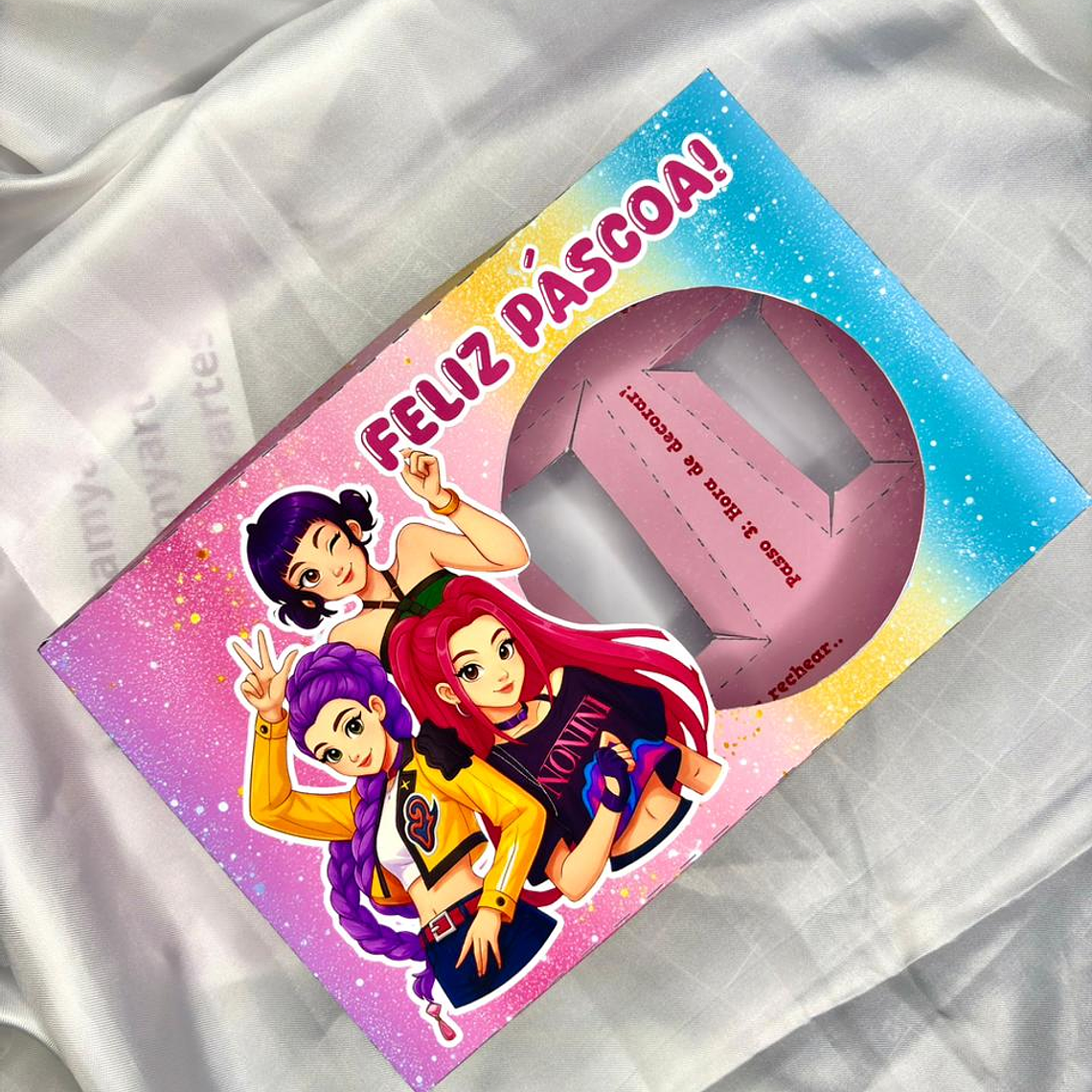 150 Artes – Caixa Mini Confeiteiro para Páscoa - CANVA 3