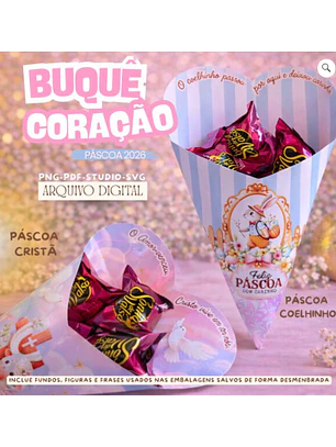 Arquivo Buquê Coração