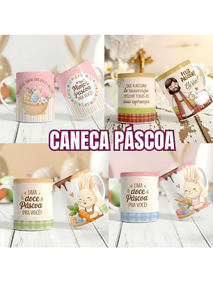 Arquivo Para Canecas Sublimadas e Rosqueáveis Páscoa