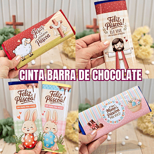 Arquivo Cinta Barra de Chocolate 80g Páscoa