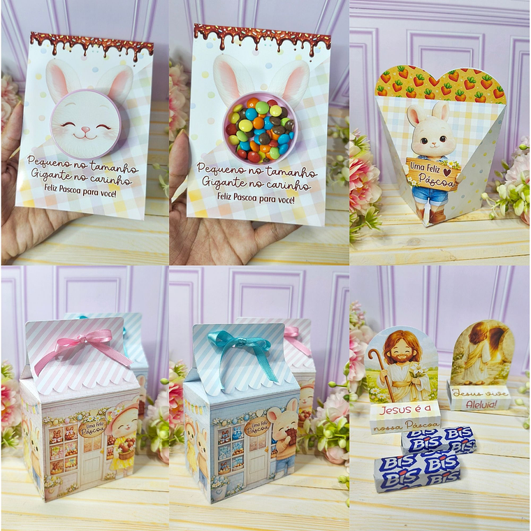 Kit digital Páscoa 2026 – Coelho e Cristão 5