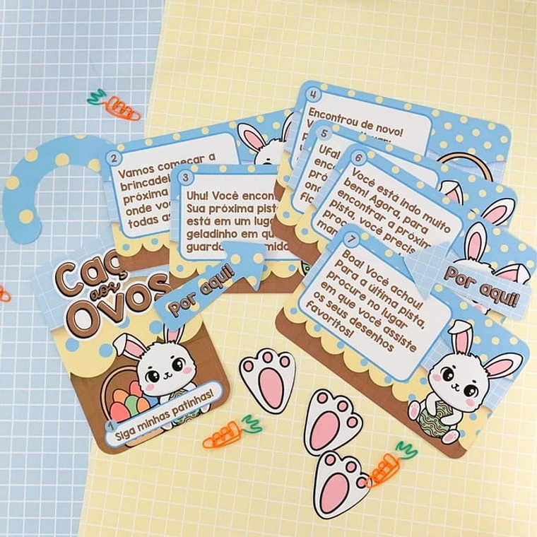 Arquivo Páscoa Caça aos ovos Azul  1