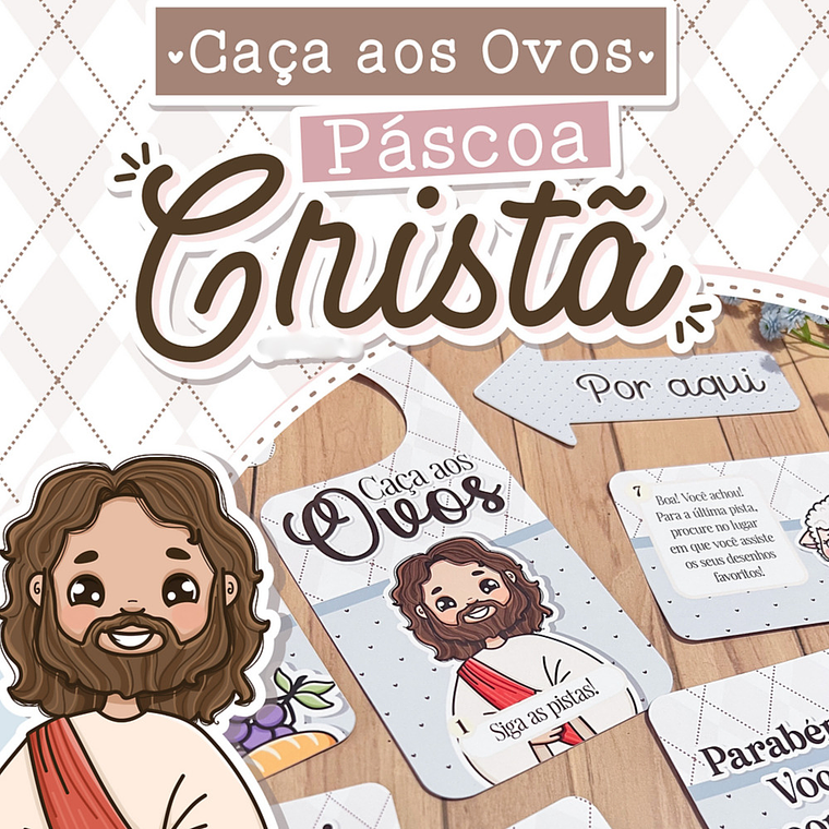 Arquivo Páscoa Cristã Caça aos Ovos 1