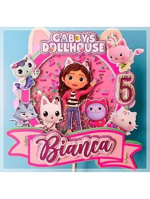 Arquivo Topo de Bolo A Casa Mágica da Gabby
