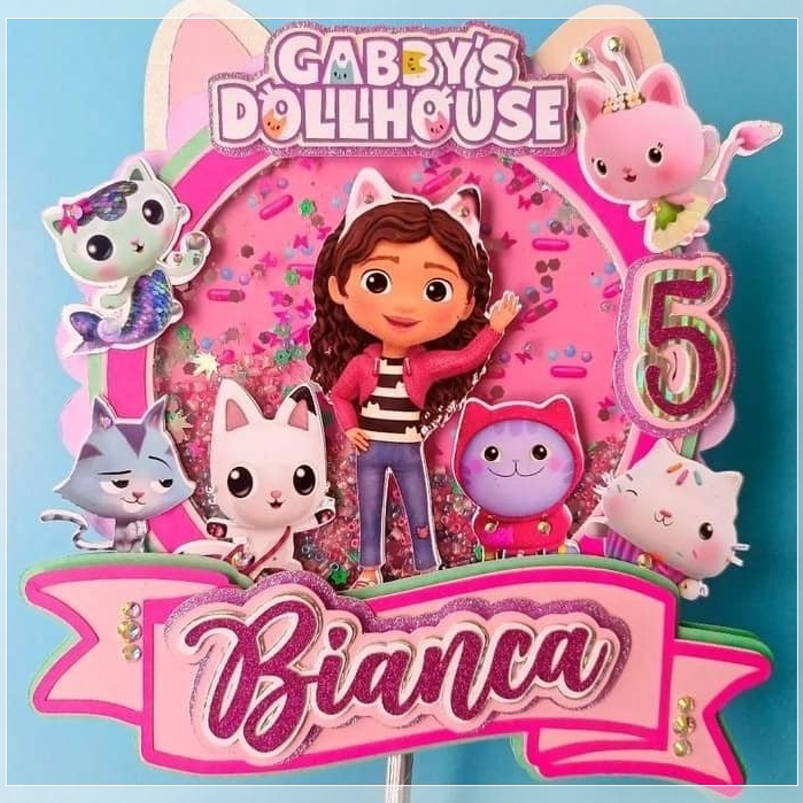 Arquivo Topo de Bolo A Casa Mágica da Gabby 1