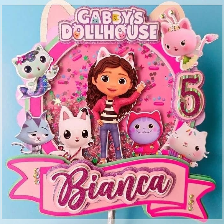Arquivo Topo de Bolo A Casa Mágica da Gabby 1