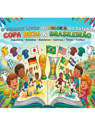 Arquivo Livro de Colorir - Futebol 2026 Seleção