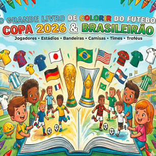 Arquivo Livro de Colorir - Futebol 2026 Seleção