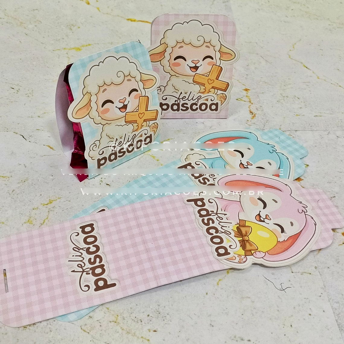 Arquivo de Corte Porta bombom Páscoa 1