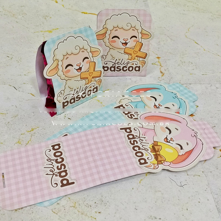 Arquivo de Corte Porta bombom Páscoa 1