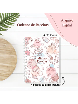 Arquivo Combo Caderno de Receitas