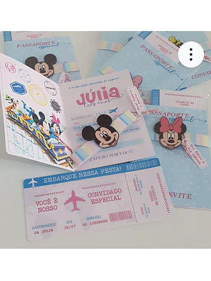 Arquivo Convite Passaporte Disney