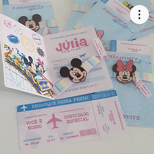 Arquivo Convite Passaporte Disney
