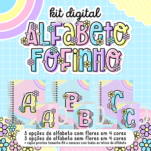 Kit Digital Alfabeto Fofinho