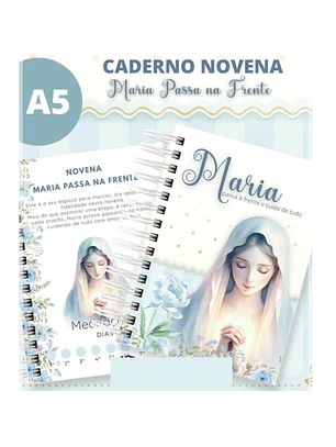 Arquivo caderno novena Maria passa na frente