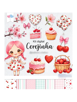 Kit Digital Cerejinha