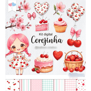 Kit Digital Cerejinha