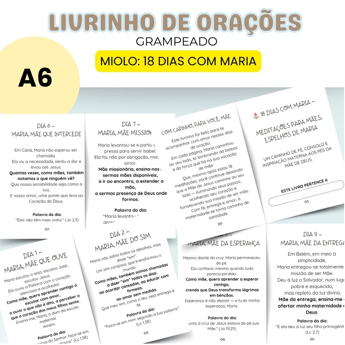 ARQUIVO Livrinho “18 Dias com Maria – Meditações para Mães” – Miolo Neutro 1