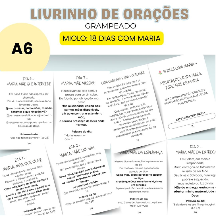 ARQUIVO Livrinho “18 Dias com Maria – Meditações para Mães” – Miolo Neutro 1