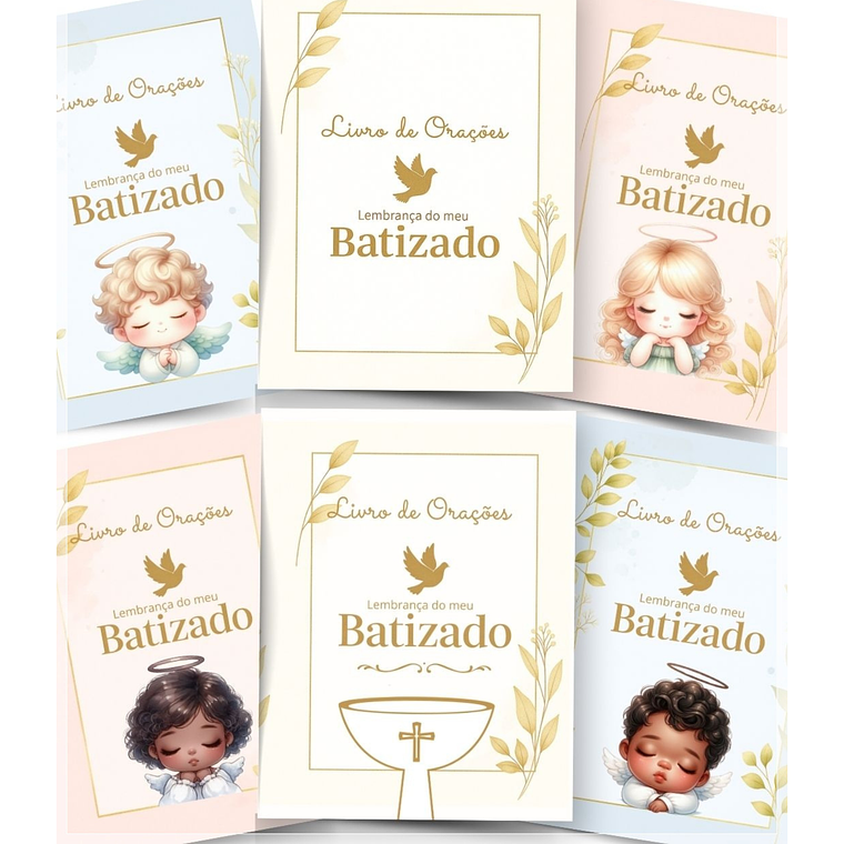 ARQUIVO CAPAS LIVRINHO DE ORAÇÕES - TEMA : BATISMO 2