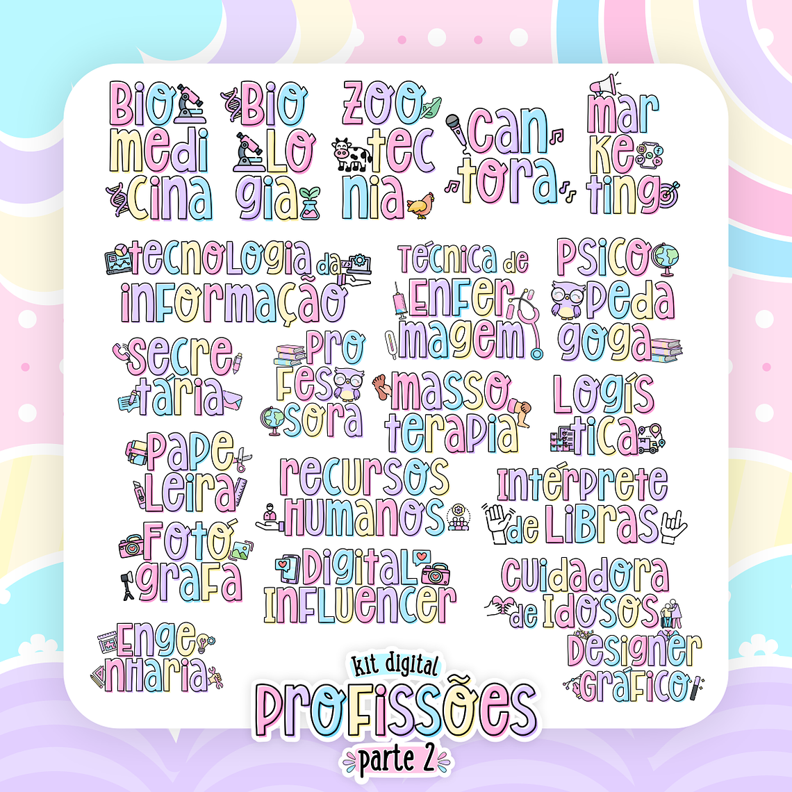 Kit Digital Profissões Parte 2  10