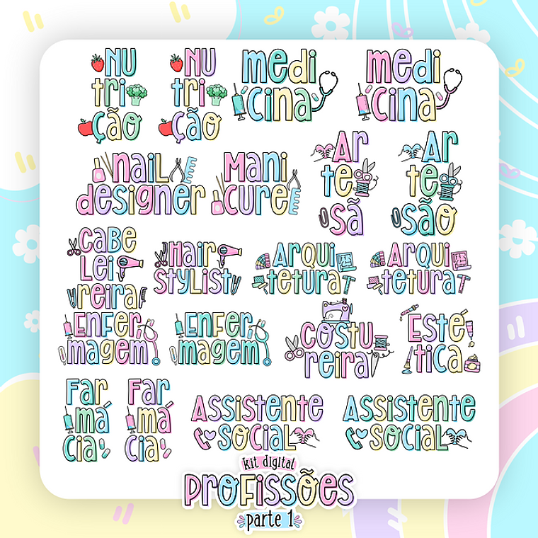Kit Digital Profissões Parte 1 3