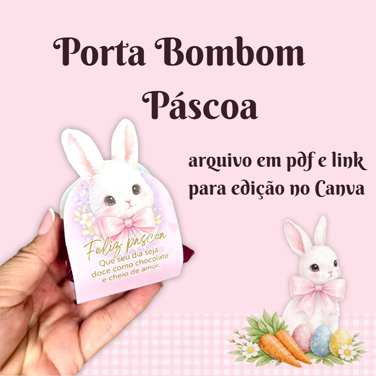 Arquivo Porta Bombom Coelho da Páscoa 1